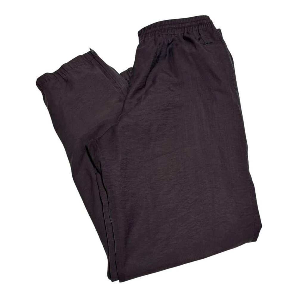 Vintage 90s Head Faded Black Baggy Track Pants Men's Large